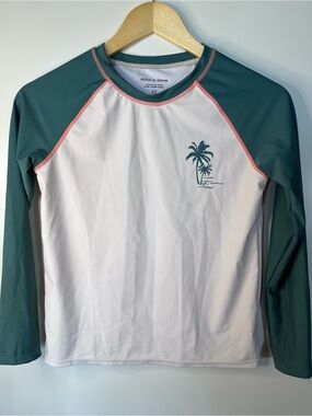 Stitch & Stone Rash Guard Long Sleeve Swim Top XL (12/14)